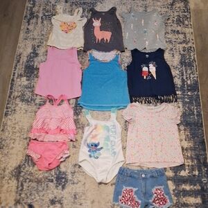 Adorable Kids' Clothing Set with Fun Prints Size 6/6X